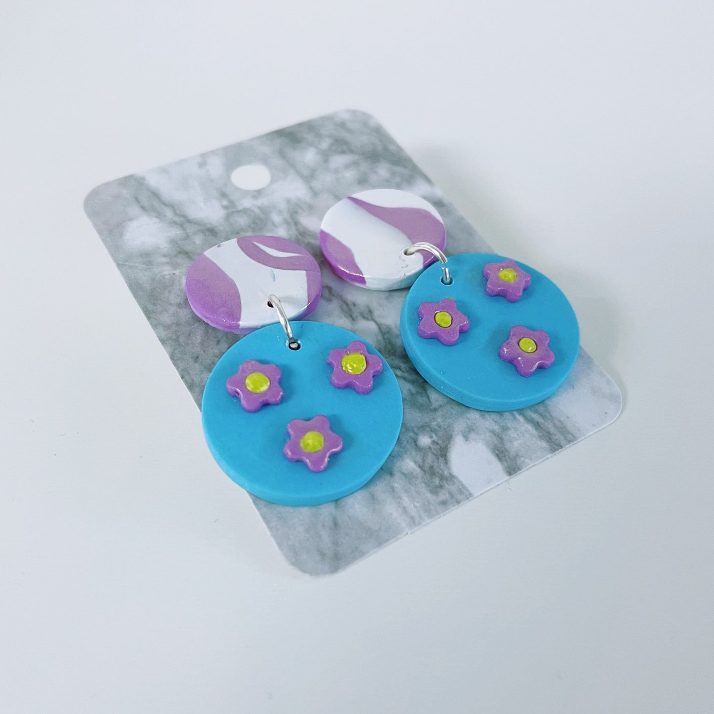 Lilac Flowers Earrings $22